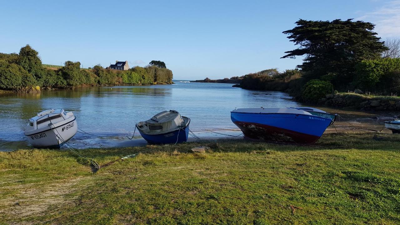 Maison De Vacances Bord De Mer Sibiril Mogueriec Finistere La Villa Leonie Eksteriør billede
